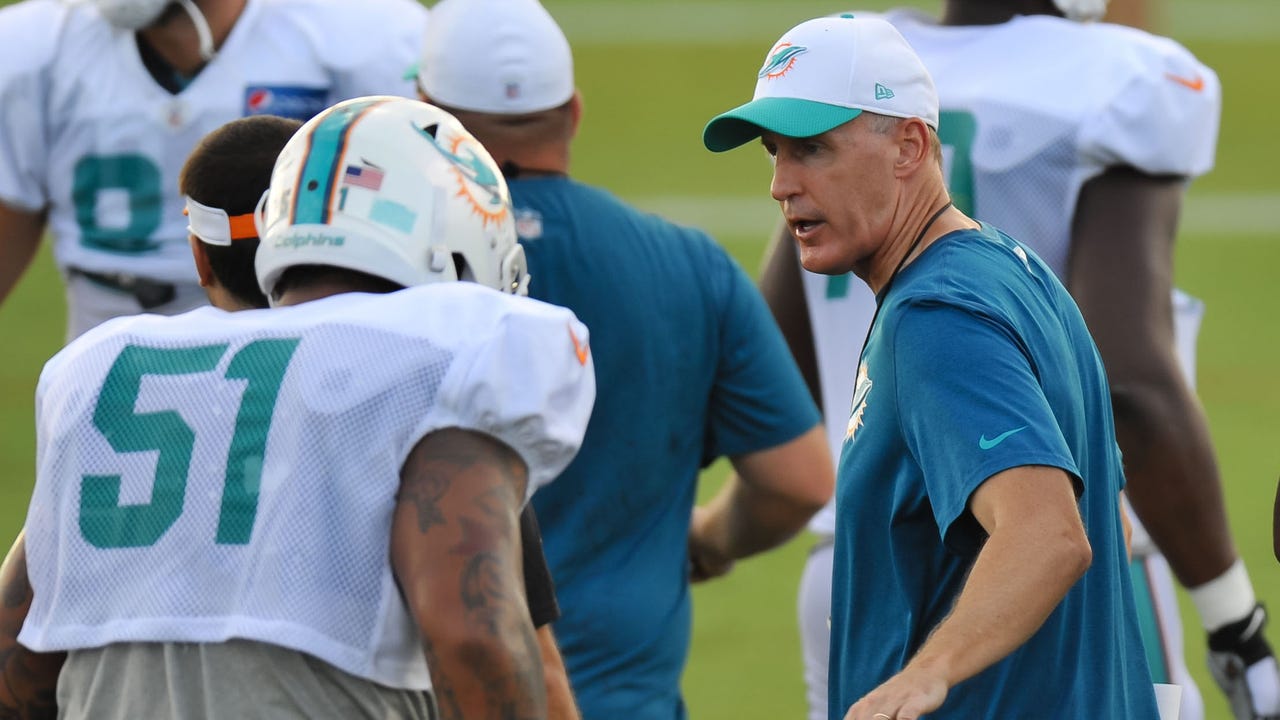 Coach hopes practices prepare Dolphins to be road warriors